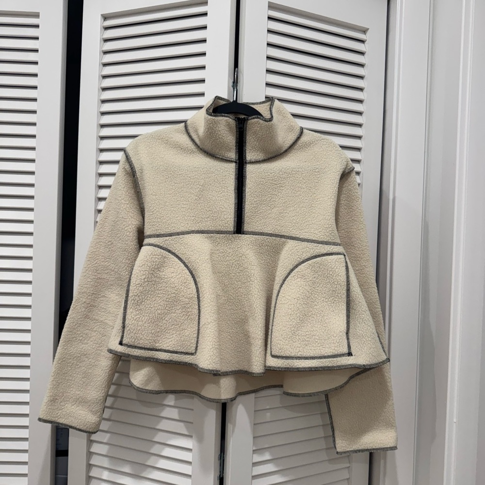 Urban Outfitters swing fleece pullover quarter zip